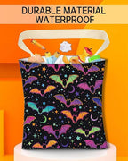 Car Trash Can, Durable Hanging Car Trash Garbage Bag, Cute Automotive Garbage Cans Organizer, Cute Neon Bats