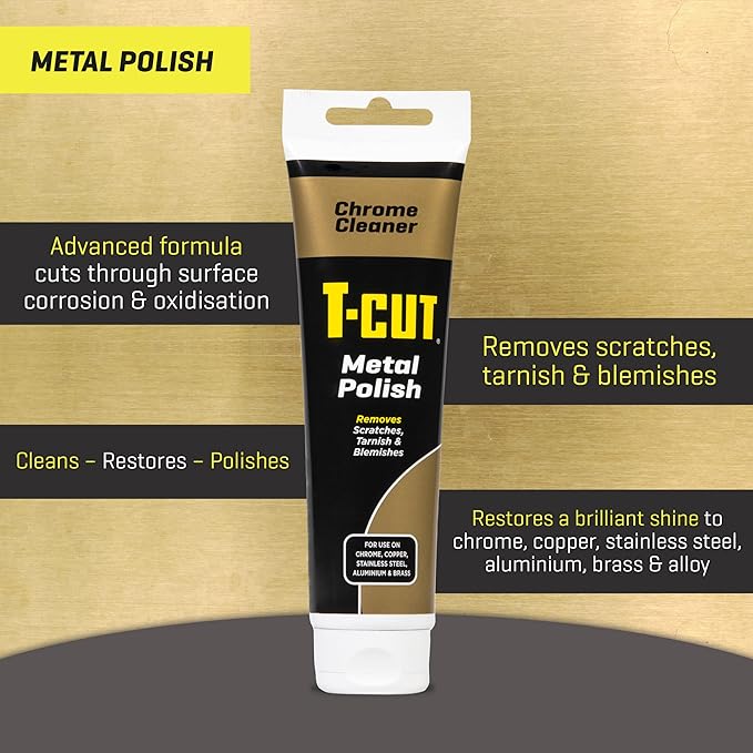 T-Cut Chrome Cleaner, Metal Polish, 5.3 Oz