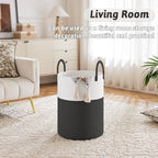 Artfeel Laundry Basket,Woven Cotton Rope Laundry Hamper,40L for Decorative Storage of Dirty Clothes,Toys and Blankets in Bath
