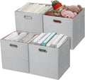 Posprica 11 Inch Cube Storage Bins for Organization, Fabric Storage Cubes Closet Storage Bins for Cube Organizer, Thick and H