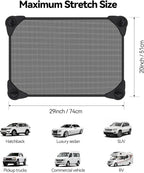 Car Window Shades，2 Pack Car Window Shade for Baby,Side Window Sun Shades Protect Child, Pets from Sun Glare and UV Rayse (29"x20")