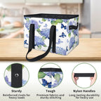 Reusable Grocery Bags Heavy Duty Shopping Bags Foldable Large Tote Bags with Long Handles & Hard Bottom