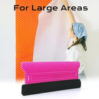 6 Pack Vinyl Wrap Squeegee Set - 8.3” & 3.9” Felt Edge Scrapers for Car Window Tint, Adhesive Vinyl, Decals, Wallpaper, Auto Wrap, and Craft Projects | Perfect for Smooth, Bubble-Free Application