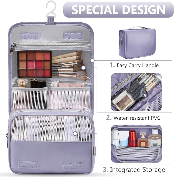 8 Set Packing Cubes for Travel, Gifts for Women Mom,Anti-Tearing Suitcase Organizer for Luggage with Shoe & Hanging Toiletry 