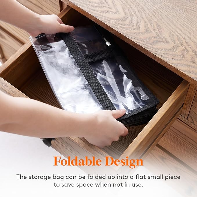 Lifewit 3 Pack Clear Clothes Storage Bags, 95L Plastic Blanket Storage Bag, Vinyl Foldable Moving Bags with Zipper, Closet Or