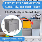 XL Toy Storage Organizer with Play Mat - Storage Bag/Box for Kids, Boys, Girls, Nursery, Playroom - Basket for Building Brick