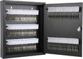 KYODOLED Key Storage Lock Box with Key, Locking Key Cabinet, 100 Key Management Wall Mount with Key Lock, Key Hooks & Tags Ke