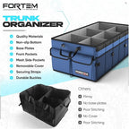 FORTEM Trunk Organizer For SUV Car Trunk Organizer, Foldable Storage, Car Accessories for Women Men, Collapsible Bag, Perfect C