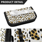 Car Tissue Holder Car Visor Organizer Tissue Box Holder for Car Sun Visor Organizer with Car Vehicle Accessories Essentials Interior for Women Men Yellow Leopard Pattern