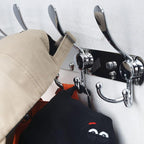 Dseap Coat Rack Wall Mount - 38” Long 10-Tri-Hooks Heavy Duty Coat Hanger Rail Wall Hooks for Hanging Coats Hats Clothing Clo