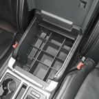 Vehicle OCD - Center Console Organizer for Ford F150 (2015-2020) (Full Console w/Bucket Seats ONLY) - Made in USA - SLX107