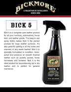 Bickmore Bick 5 Leather Cleaner & Conditioner 16oz Spray (2-Pack) Complete Leather Care