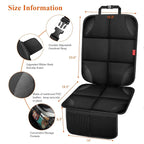 Car Seat Protector, Carseat Seat Protectors with Thick Padding and Upgraded Non-Slip Backing, Waterproof Seat Protector under