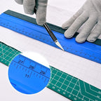 NEWISHTOOL 11.8" Felt Squeegee for Vinyl - 29.8cm Big Size Ruler for Wallpaper Smoothing, Sign Making, Car Wraps, Window Tint Film Application, Graphic Decals - Pack of 3