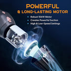 THISWORX Car Vacuum Cleaner - Portable, High Power, Handheld Vacuums w/ 3 Attachments, 16 Ft Cord & Bag - 12v, Auto Accessori