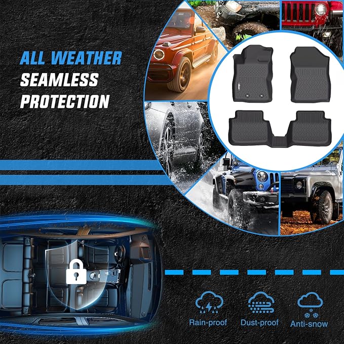 Nilight TPE Floor Mats for Subaru Crosstrek Impreza 2024 2025 2026,All Weather Custom Fit Heavy Duty Floor Liners