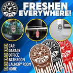 Chemical Guys Hanging Air Freshener, Variety Scent Pack 6 Pack, Great for Cars, Trucks, SUVs, RVs, Home, Garage, Workspace, D