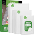 Syntus 300 Count Vacuum Sealer Bags, 40 Gallon 11" x 16" and 160 Quart 8" x 12" and 100 Pint 6" x 10" for Seal a Meal, BPA Fr