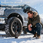 OlarHike Cordless Tire Inflator Portable Air Compressor, Dual Power Mode - 9000 mAh & 12V DC, Air Pump for Car Tires, Motorcycle, Bicycle, Electric Pump with LED Light & Digital Pressure Gauge