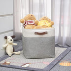 HNZIGE Storage Foldable Storage Baskets Cubes Set(3 Pack) Fabric Bins for Shelves,13 Inch Storage Basket for Organizing with 