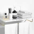 Aolloa 12 PCS Shelf Dividers for Closet Organization Acrylic Clear Closet Shelf Divider for Wooden Shelving Suitable for Wood