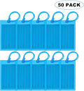 50 Pack Luggage Tags for Suitcases, Airplane Travel Essentials for Flying, International Travel Must Haves, and Luggage Acces