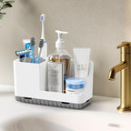 PARKMANI Toothbrush Holders for Bathrooms, Kids Electric Toothbrush and Toothpaste Holder with Drainage, Tooth Brush Holder f