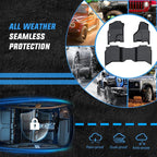 Nilight TPE Floor Mats for Dodge Ram 1500 2500 3500 Crew Cab 2012 2013 2014 2015 2016 2017 2018, Ram 1500 Classic 2019 2020 2021 2022 2023 All Weather Custom Fit Heavy Duty Floor Liners