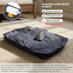 Vacuum Bag for Travel, Professional IPX8 Waterproof Reusable Vacuum Compression Bags for Travel Suitcases, Upgraded Durable S