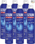 Ozium 805539-6 8 Oz. Air Sanitizer & Odor Eliminator for Homes, Cars, Offices and More - Original Scent, 6 Pack,Blue