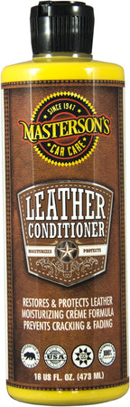 MASTERSON'S CAR CARE MCC_116_16 Leather Conditioner Dry-to-The-Touch - Restores Leather Interiors, Seats, Boots, Bags, Appare