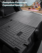 Floor Mats Full Set for Nissan Rogue 2021-2025 2026 Accessories, All Weather Floor Mats Cargo Liner for Back of SUV, Rubber Mats for Car Floor, Custom Fit Mat Heavy Duty Trunk Liner Black