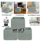 COMFY-HOMI 3Pack Small Woven Cotton Rope Basket for Organizing, Gift Baskets for Handles, Empty Gift Baskets, Medium Rope Bas