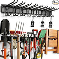 ELEAD 9-Pairs Heavy Duty Garage Tool Organizer Wall Mount Hooks, 48 Inches 730 lbs Garden Tool Organizer with Adjustable Hook