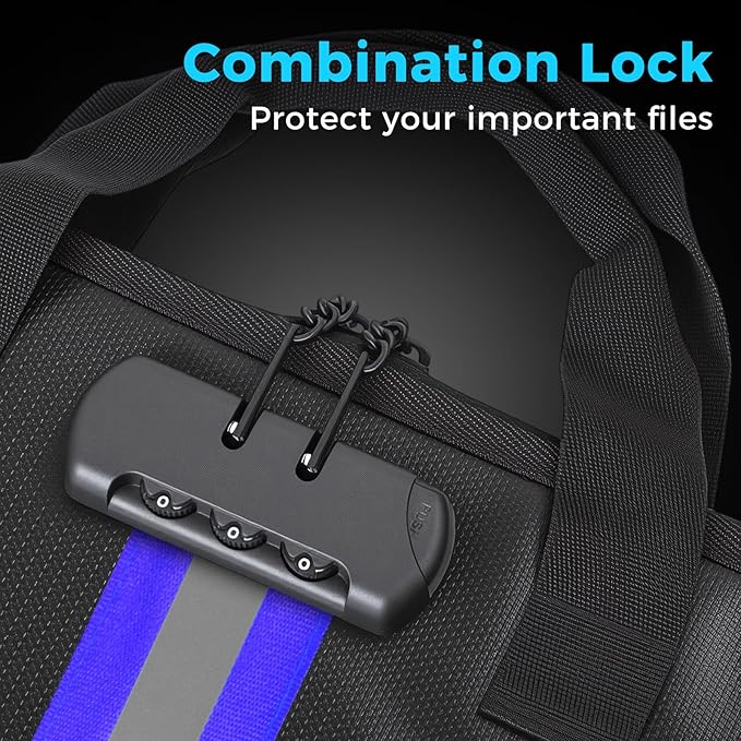 Accordion File Organizer with Combination Lock,Fireproof Expanding File Folder with Multi Pockets,13 Pockets Document Organiz
