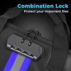Accordion File Organizer with Combination Lock,Fireproof Expanding File Folder with Multi Pockets,13 Pockets Document Organiz