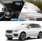 Front Windshield Sun Shade Foldable Car Front Window Sun Shade Windshield Shade Custom Fit for 2016-2025 2026 Volvo XC90 Block UV Rays Car Accessories Heat Keep Cooler