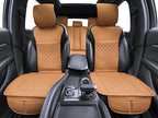 Elantrip Car Seat Cover Full Set Leather Car Seat Protector Universal fit for Most Cars SUVs and Trucks Water Proof Front and