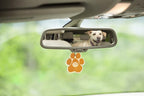One Fur All Pet House Air Freshener - Mandarin Sage Pack of 4 - Non-toxic, Pet-Friendly for Small Spaces & Car - Hanging Odor