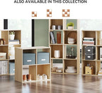 Signature Design by Ashley Piperton Contemporary 4-Tier Floor Standing 8 Cube Organizer, Wood, Works with 10.5" W x 10.5" D x