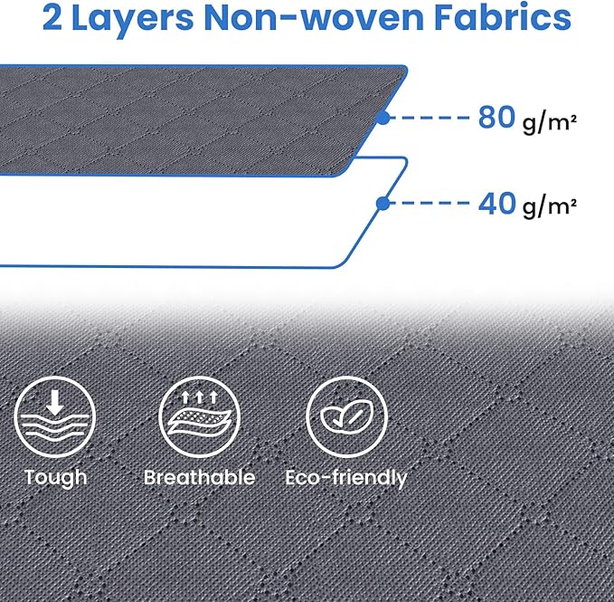Fab totes Storage Bags,Clothes Blanket Storage Bins Foldable Closet Organizers with Reinforced Handle for Home Dorm Storage a