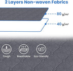 Fab totes Storage Bags,Clothes Blanket Storage Bins Foldable Closet Organizers with Reinforced Handle for Home Dorm Storage a
