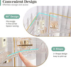 Aveniee Corner Bathroom Counter Organizer, 3 Tier Makeup Perfume Storage for Vanity, Countertop SkinCare Stand Shelf Holder f