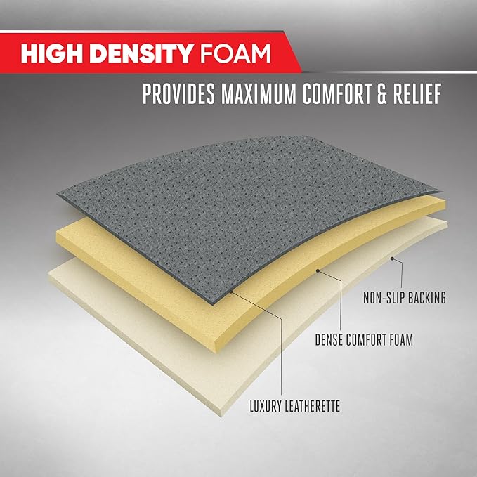 Motor Trend Rear Seat Protector for Cars, SUVs & Trucks – Nappa Leather Bench Cover Protector - Car Seat Cover for Kids, Pets