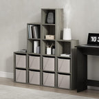 Furinno PASIR Book Shelf, 2-Tier Modern Bookshelf, Open Shelves Bookcase 9 x 12 x 21, Easy Assembly, for Living Room, Bedroom