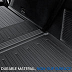 Cargo Mat Backrest Mats for 2018-2024 Ford Expedition/Lincoln Navigator 7/8 Seat(Not for Max or L Model) Accessories, All Weather Cargo Liner Seat Back Cover(Cargo Mat+3rd Row Backrest Mats)