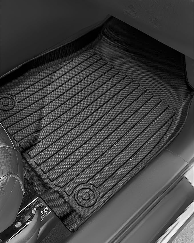 All-Weather Floor Mats & Cargo Liner for Toyota Highlander 2014-2019 | Only for 7-Seat(Captain's Chairs) & Gas | Fit Floor Mats & Cargo Cover with Backrest Covers for LE Plus XLE SE Limited Platinum
