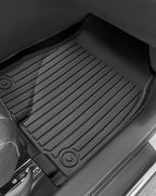 All-Weather Floor Mats & Cargo Liner for Toyota Highlander 2014-2019 | Only for 7-Seat(Captain's Chairs) & Gas | Fit Floor Mats & Cargo Cover with Backrest Covers for LE Plus XLE SE Limited Platinum