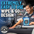 Chemical Guys PMWSPI22050 Total Interior Cleaner & Protectant Wipes Mega 100 Pack, Safe for Cars, Trucks, SUVs, Jeeps, Motorc