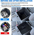SHAOHAO for 2025 2026 Nissan Frontier Center Console Organizer Tray 2022-2025 2026 Nissan Frontier (S/SV/Pro-X/Pro-4X/SL) Console Tray Frontier 2023 2024 2025 2026 Accessories Armrest Box Organizer